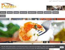 Tablet Screenshot of paladaresrestaurante.com